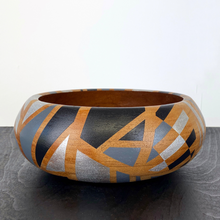 Load image into Gallery viewer, Fruit bowl - hand-painted vintage wooden bowl