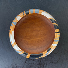 Load image into Gallery viewer, Fruit bowl - hand-painted vintage wooden bowl