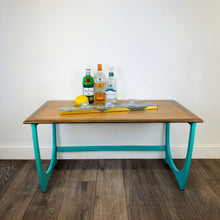 Load image into Gallery viewer, Tabletop Tealight Stand - green and gold