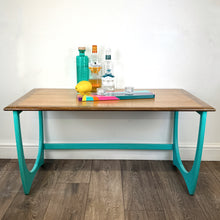 Load image into Gallery viewer, wooden candle tealight holder handpainted in rainbow colours and a gold star