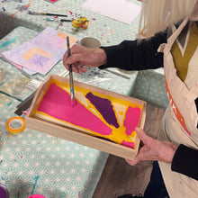 Load image into Gallery viewer, MARCH - Hand-painted Teatray workshop
