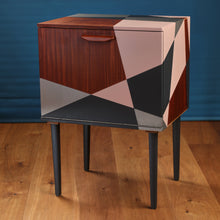 Load image into Gallery viewer, Mid century record/vinyl cabinet
