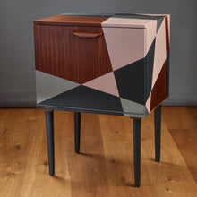 Load image into Gallery viewer, Mid century record/vinyl cabinet
