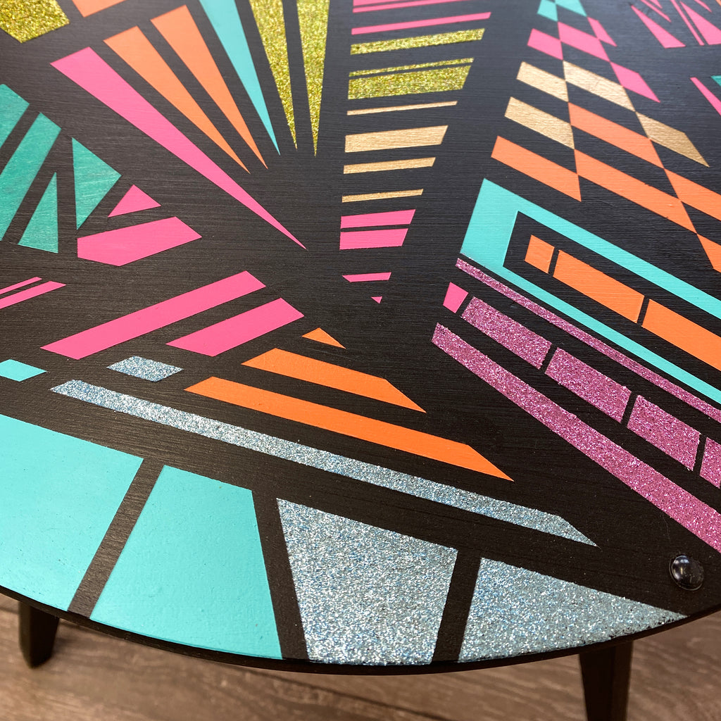 Colourful Round Coffee Table